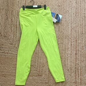 Spiritual Gangster Neon Green High-Waist Leggings